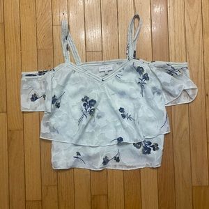 Lucky brand flowy floral top